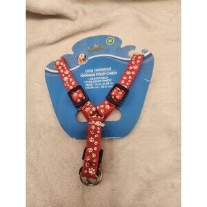 Greenbrier Kennel Club Red Paws Dog Harness Adjustable Size M